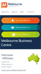 Mobile Screenshot of melbournebusinesscentre.com.au